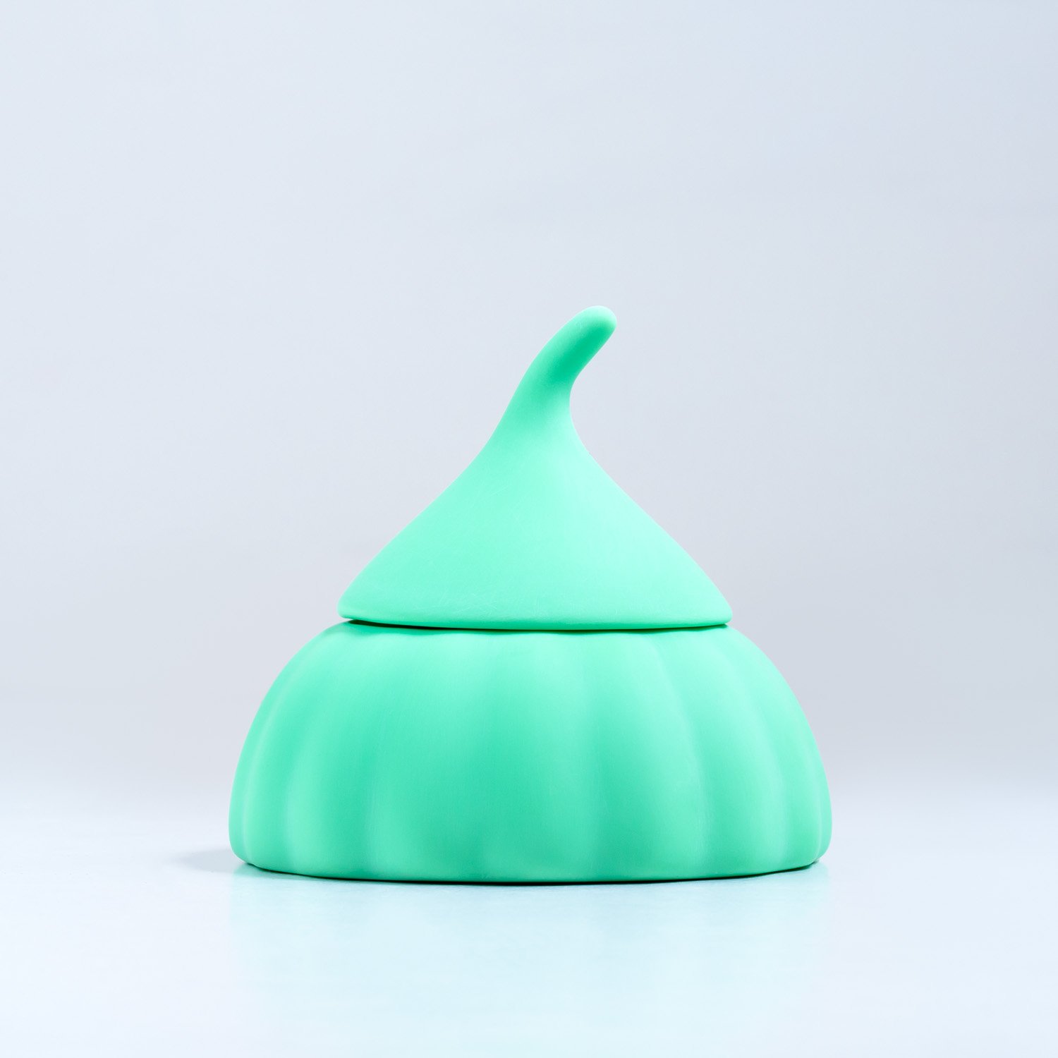 Mint Green Gum Blossom Container