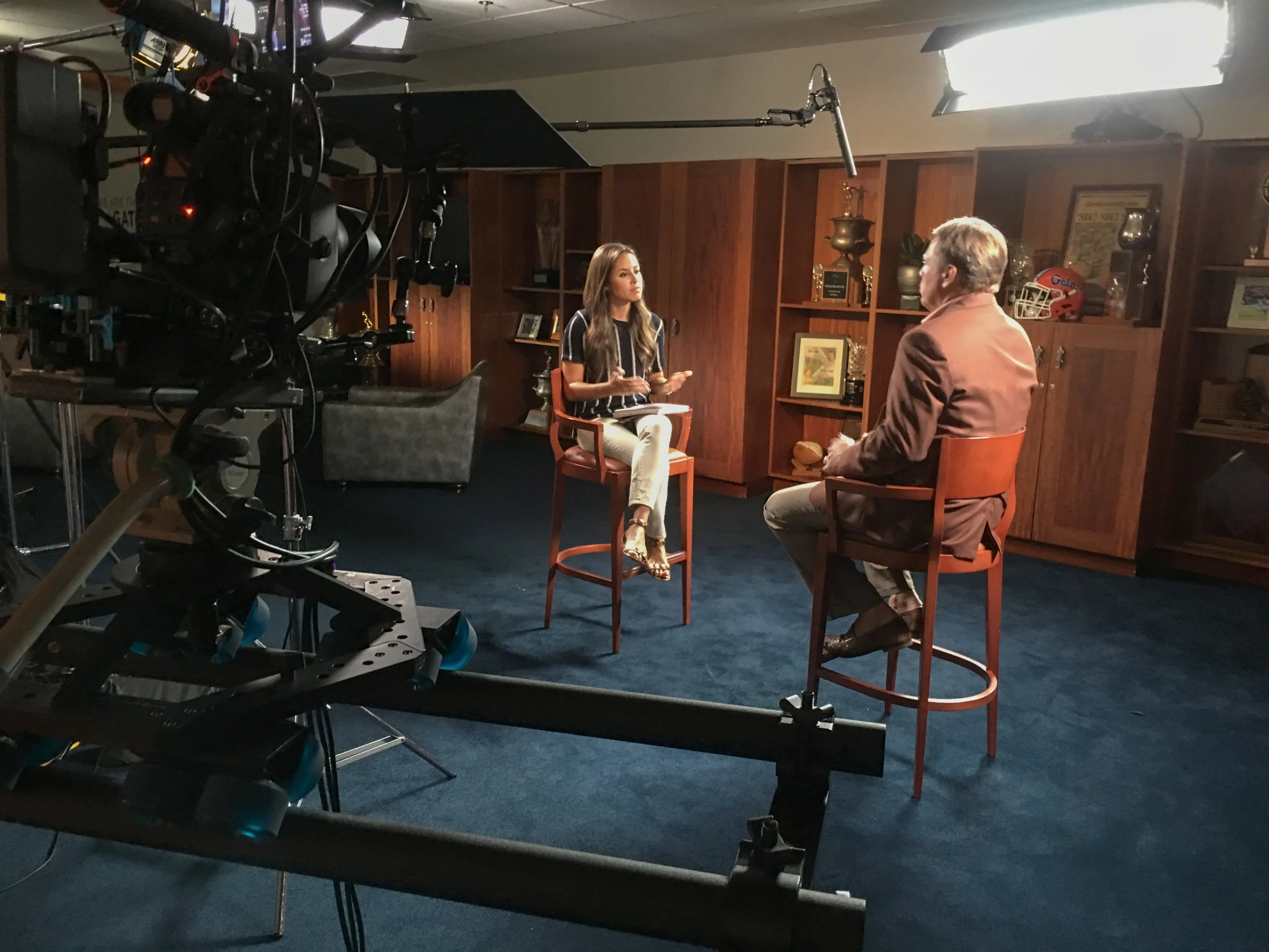 Two cameras interviews