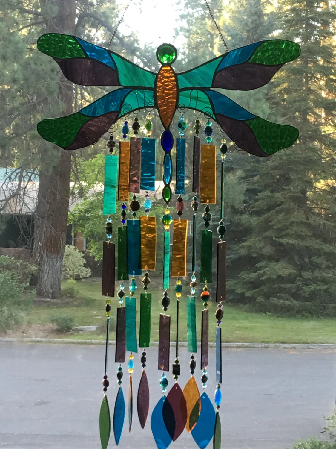 Dragonfly windchime by Cindy Draper