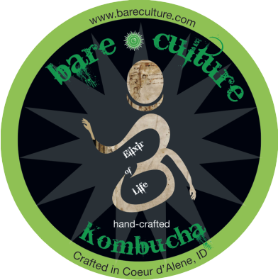 Locally crafted Bare Culture kombucha will be served in our Beer & WIne Garden