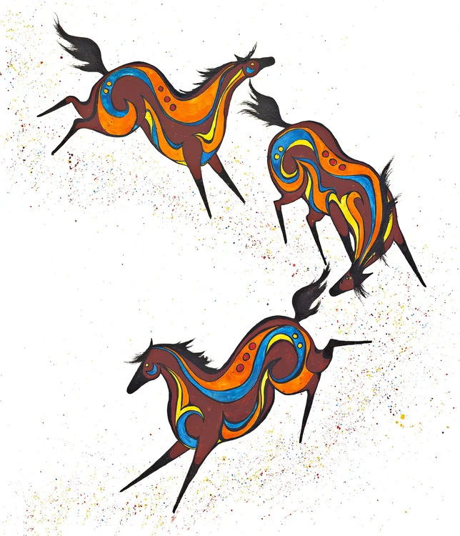 Equine Spirits III by Jill Neal