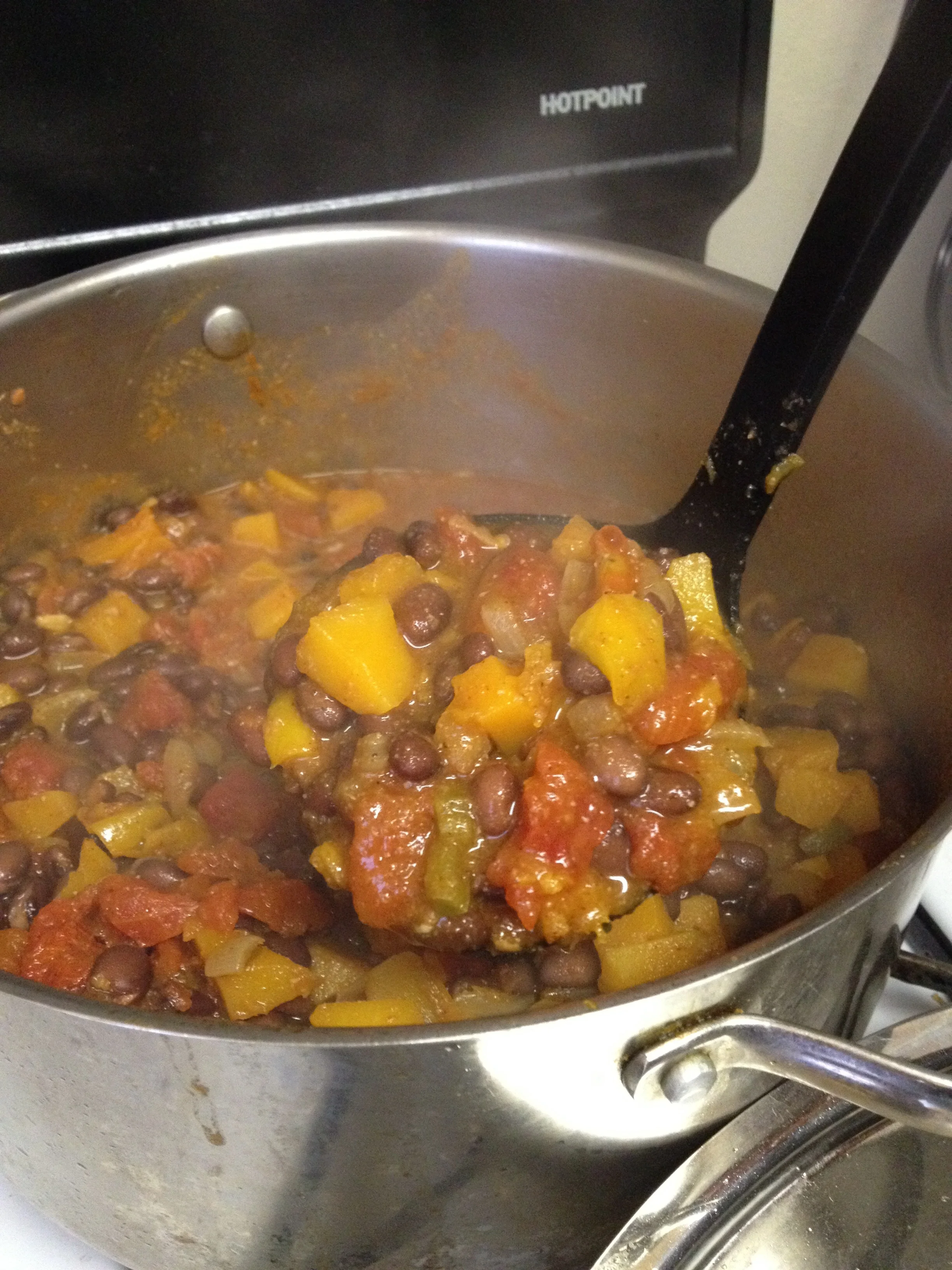 Black bean butternut squash