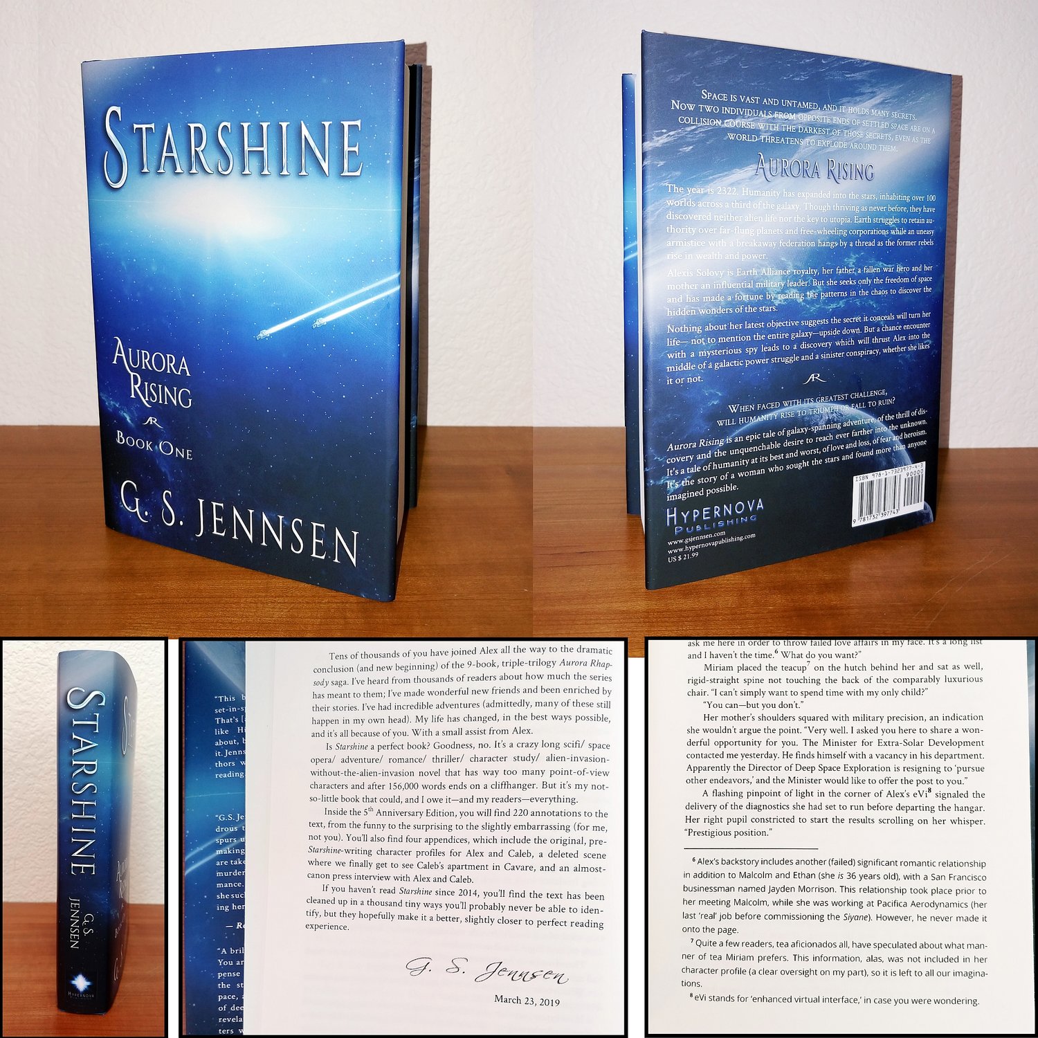 Announcing: Starshine 5th Anniversary Annotated Hardback — G. S. Jennsen