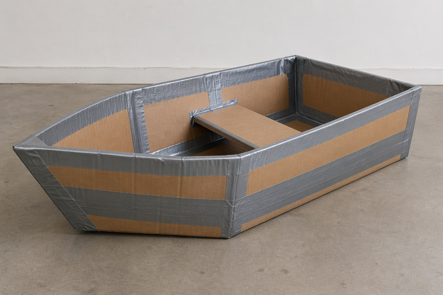 Duct Tape Cardboard Boat Racing