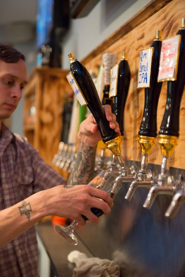 Barrel aged beer.