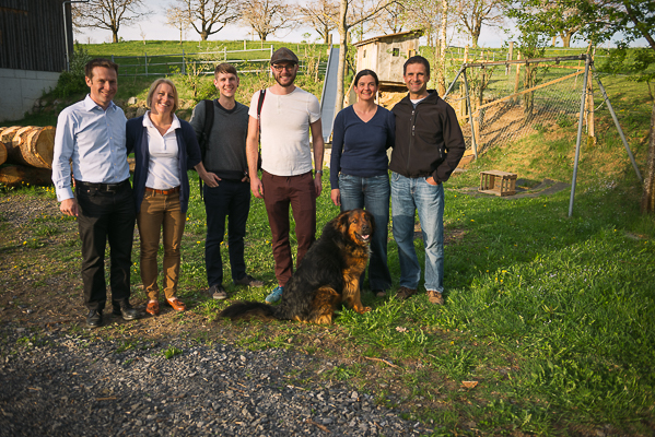 I went to Europe with my good friend Alan Kropf (white T) as a photo and video consultant for Anchor Distilling's portfolio guide. These are our Swiss friends.