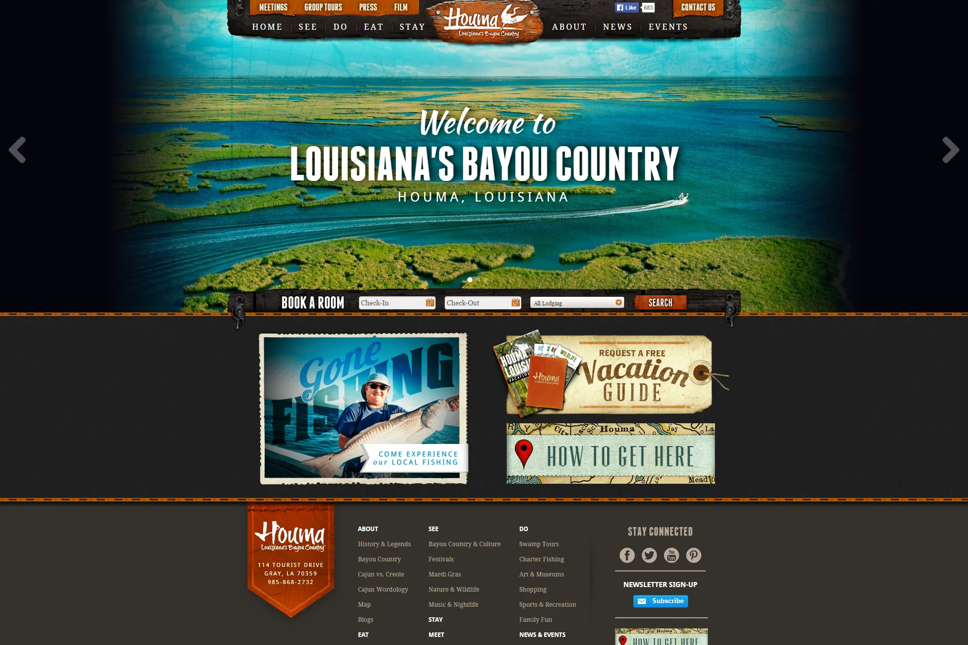 Travel Photography for Houma CVB
