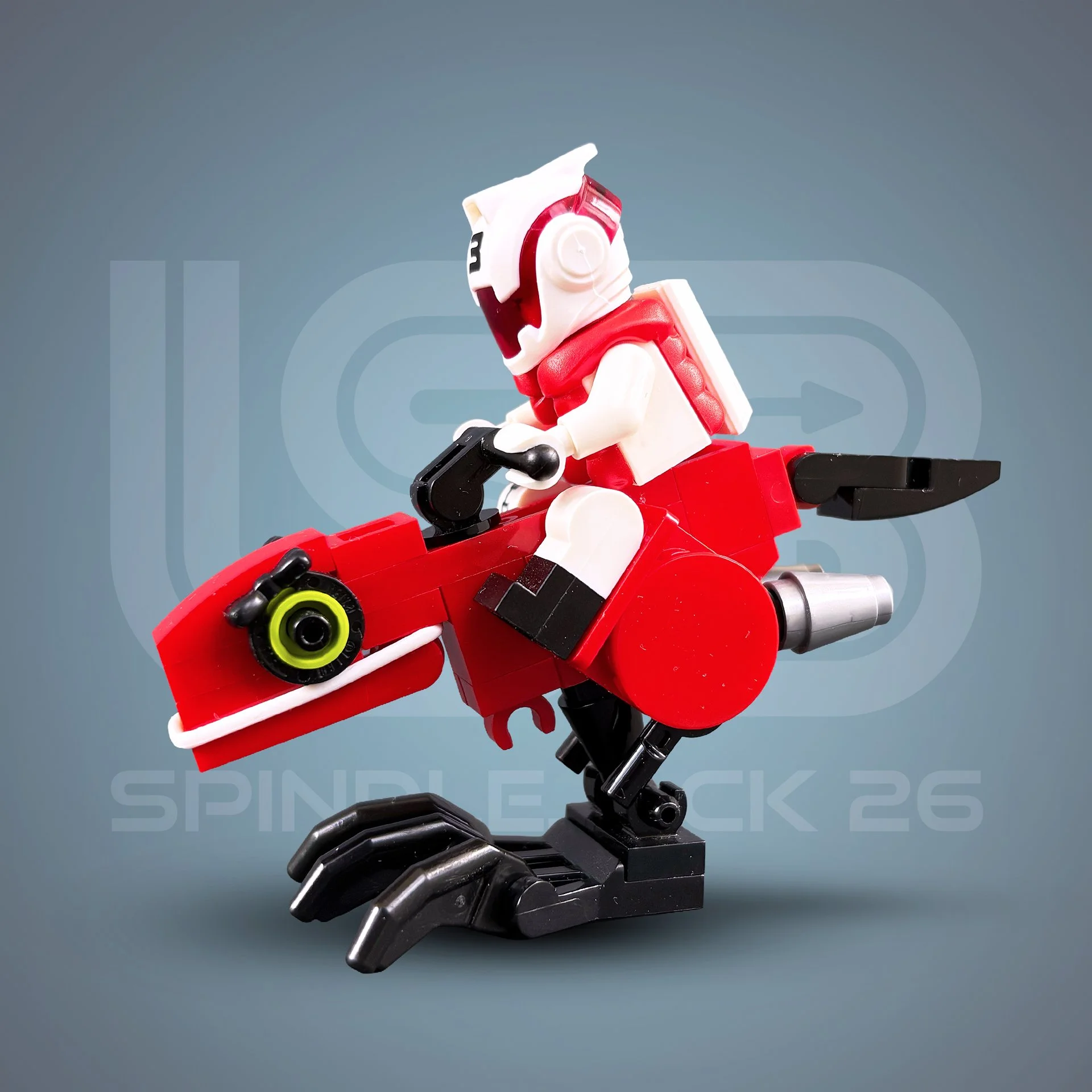 T-R3X Speeder Bike with Stand