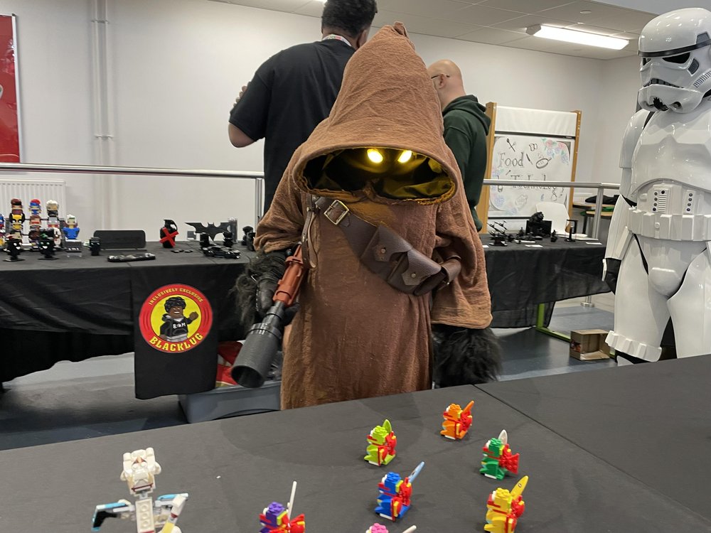 Jawa And Storm Trooper Checking Out My Dragons