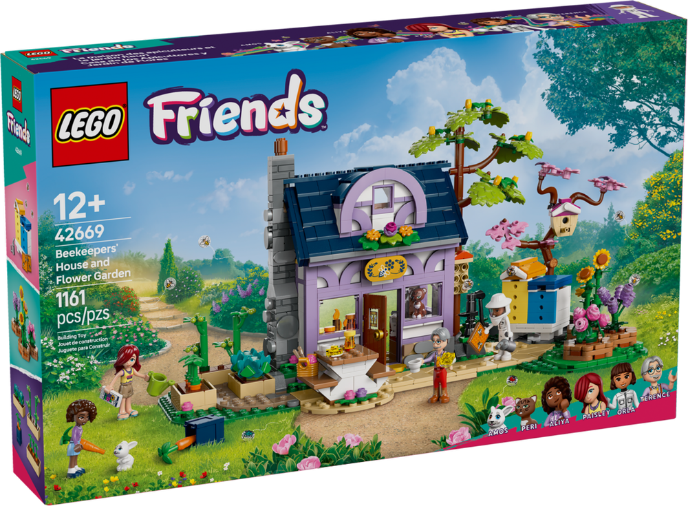 LEGO Friends 42669 Beekeeper House And Flower Garden Front Box BrickNerd