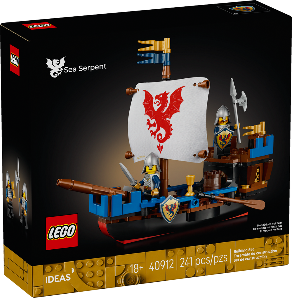 Flying New Colors: Re-theming the LEGO Ideas Sea Serpent