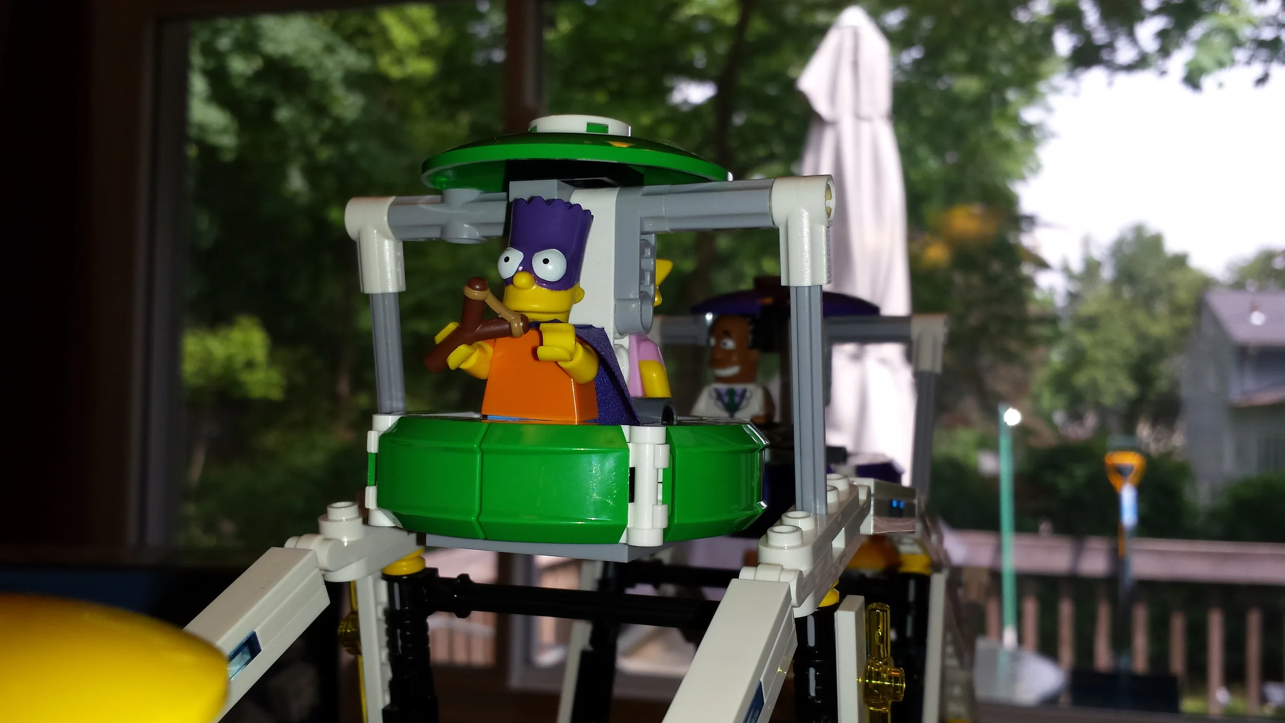Oh hey there, Bartman. No slingshotting the parkgoers!