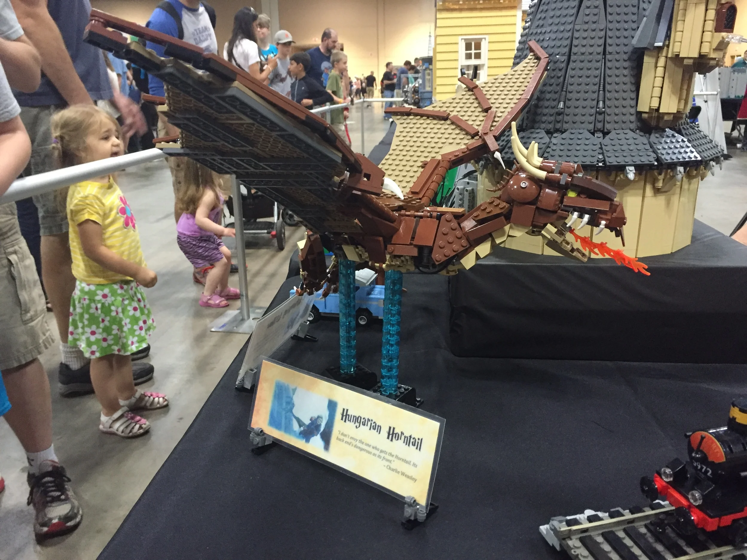 lego hungarian horntail moc