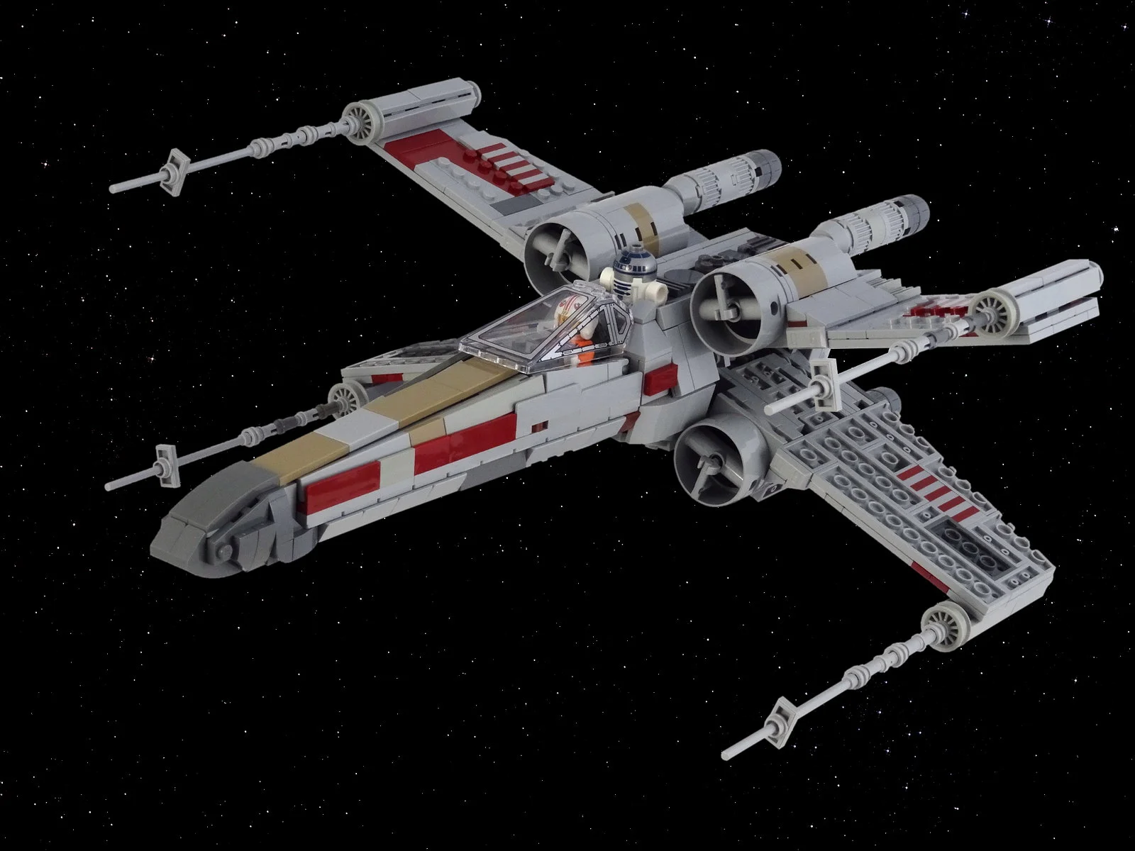 lego star wars x wing moc