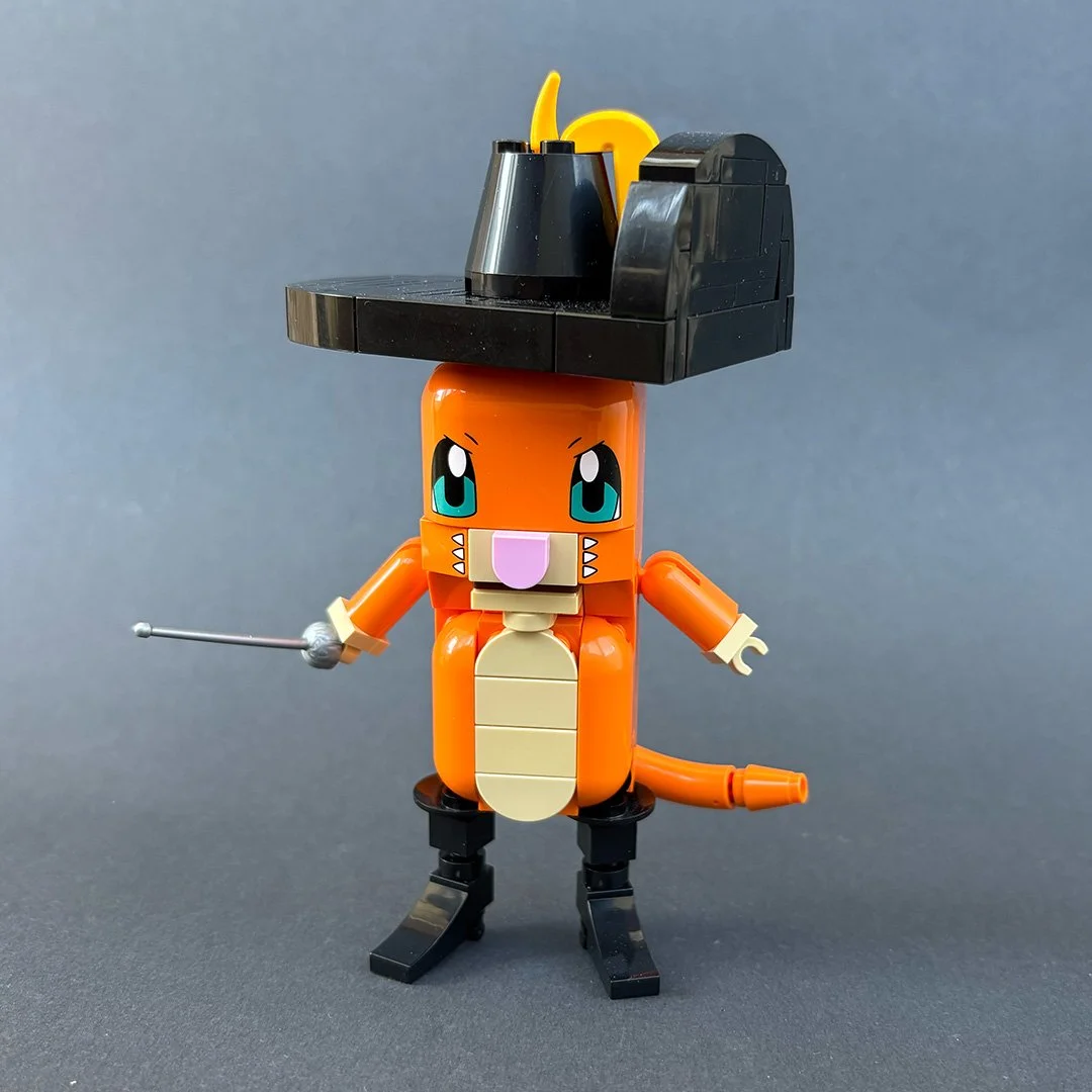 Charmander as Puss in Boots