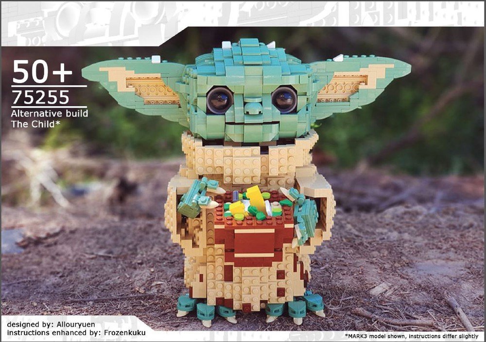 This is The Way to LEGO Baby Yoda “Grogu” Building Instructions