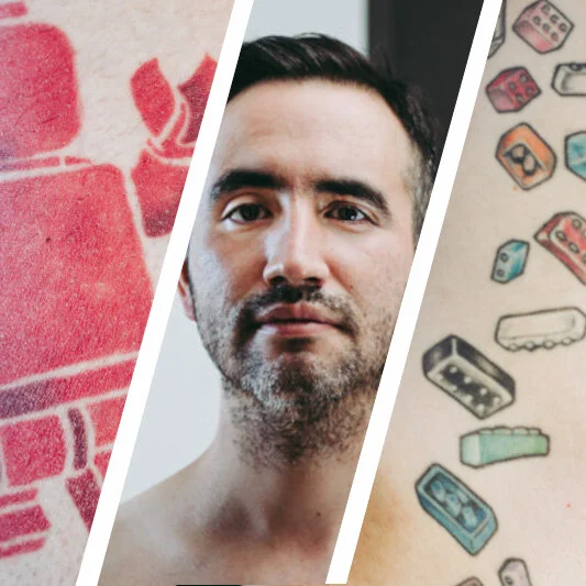 Pieces of Ink: Lucas "Legorio" Peña’s LEGO Tattoos