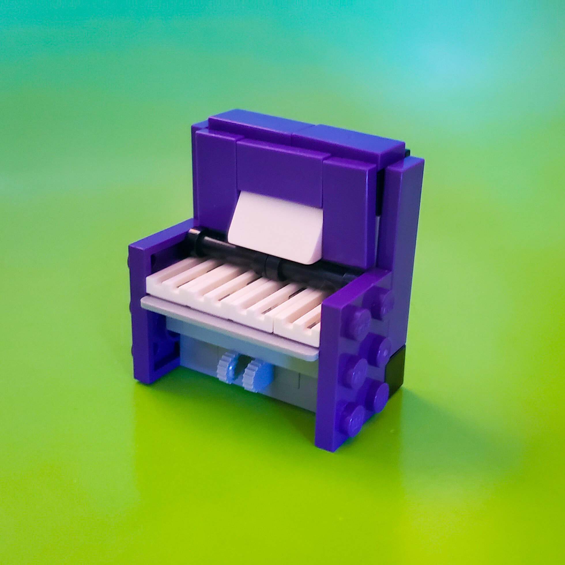 Piano lego piano de brinquedo multicolorido escola de música