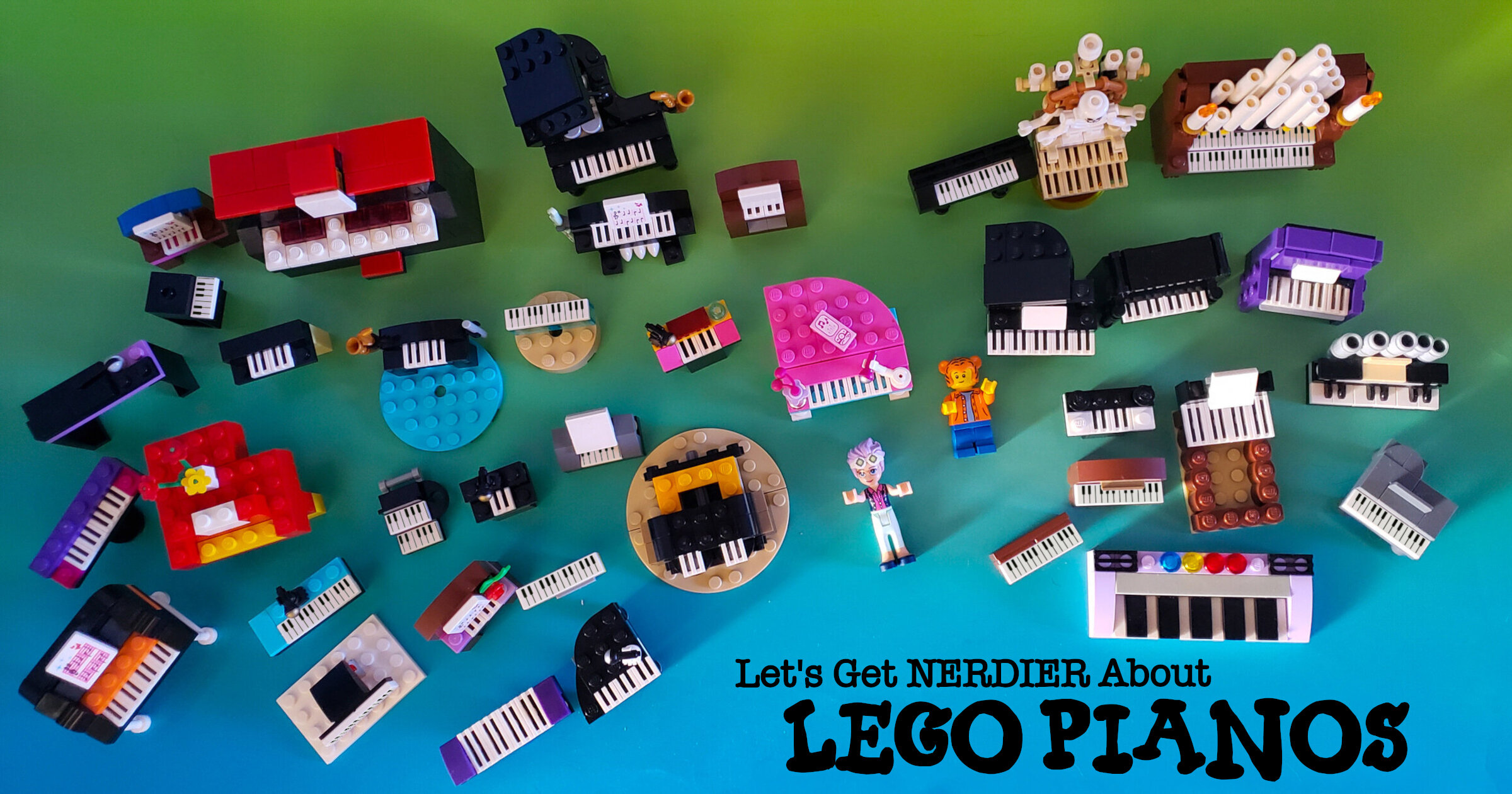 Lego City Custom Grand Piano : Musical Instrument Authentic Parts & Pieces  