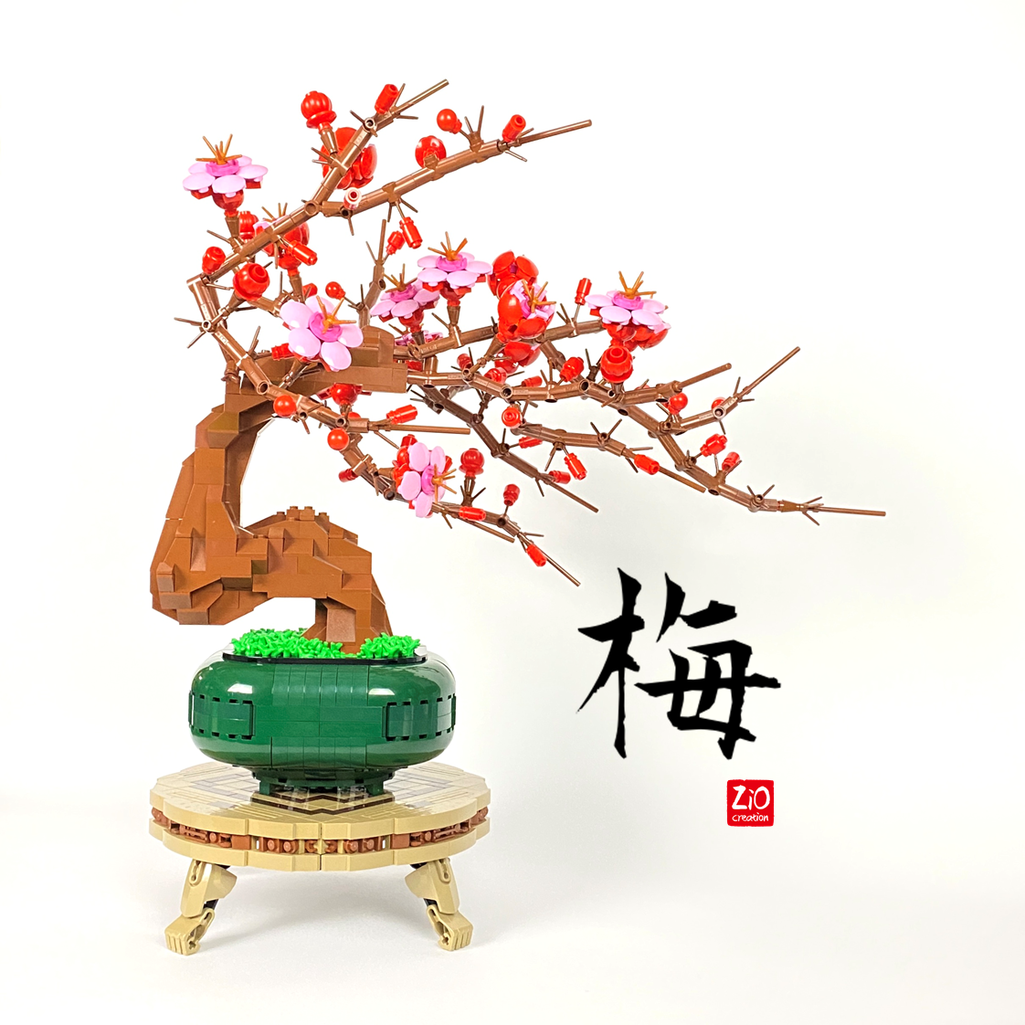 Modifying the bonsai tree  Lego tree, Cool lego creations, Lego