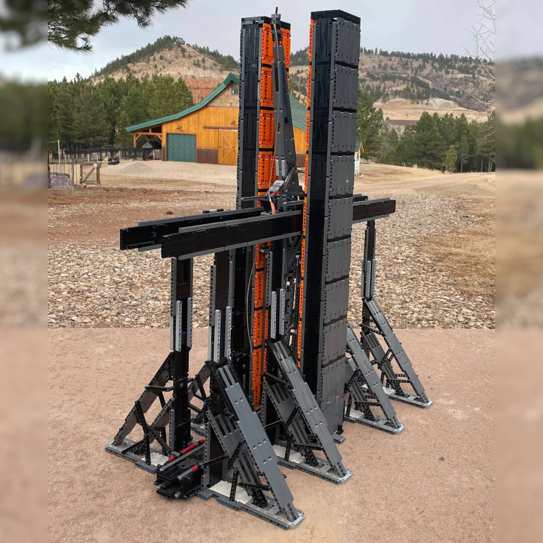 This 9,000-Piece LEGO Technic Trebuchet Can Launch Projectiles 260 Feet Away