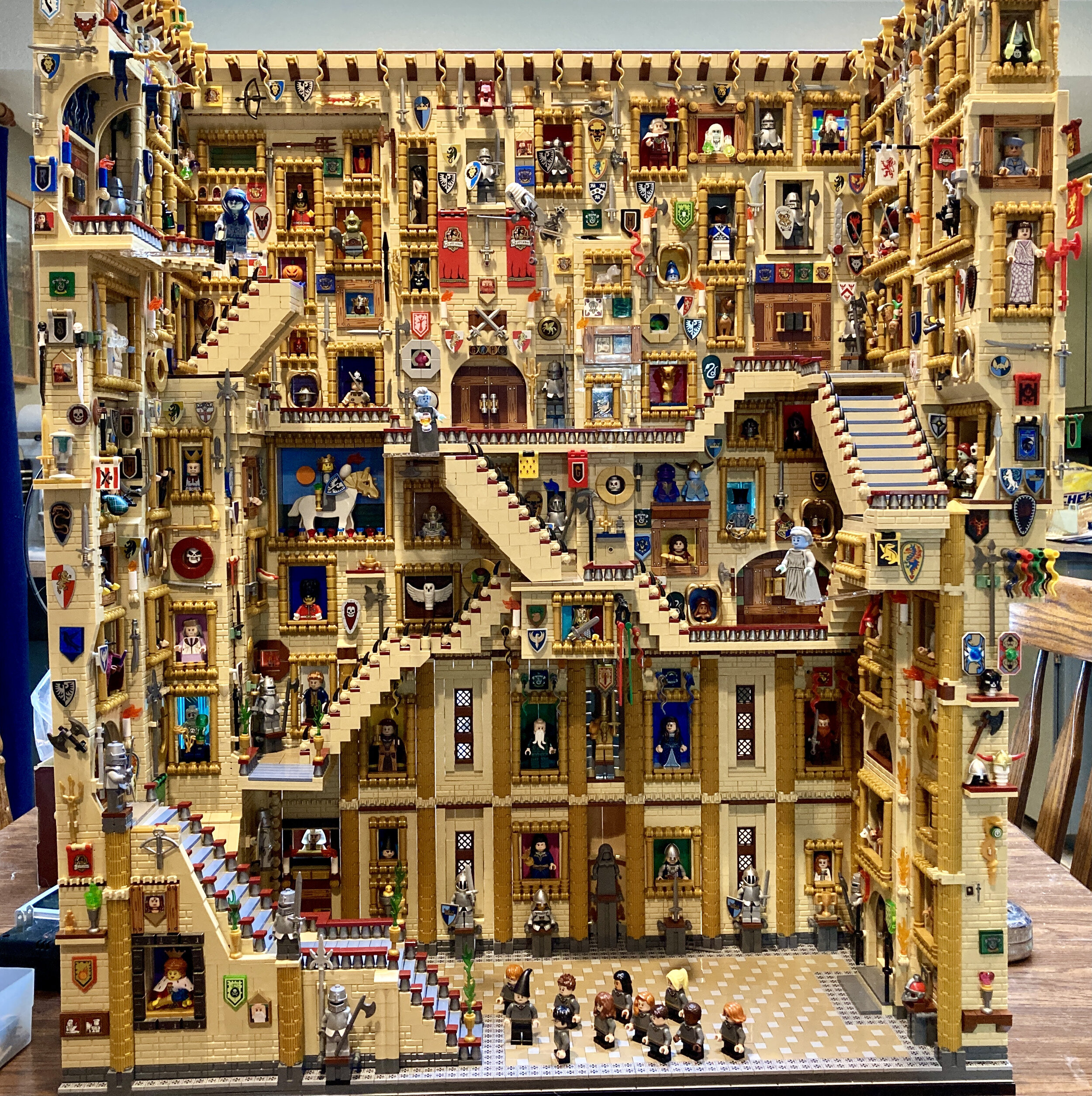 Hogwarts Grand Staircase: The Evolution of a MOC - BrickNerd - All things LEGO the LEGO fan community