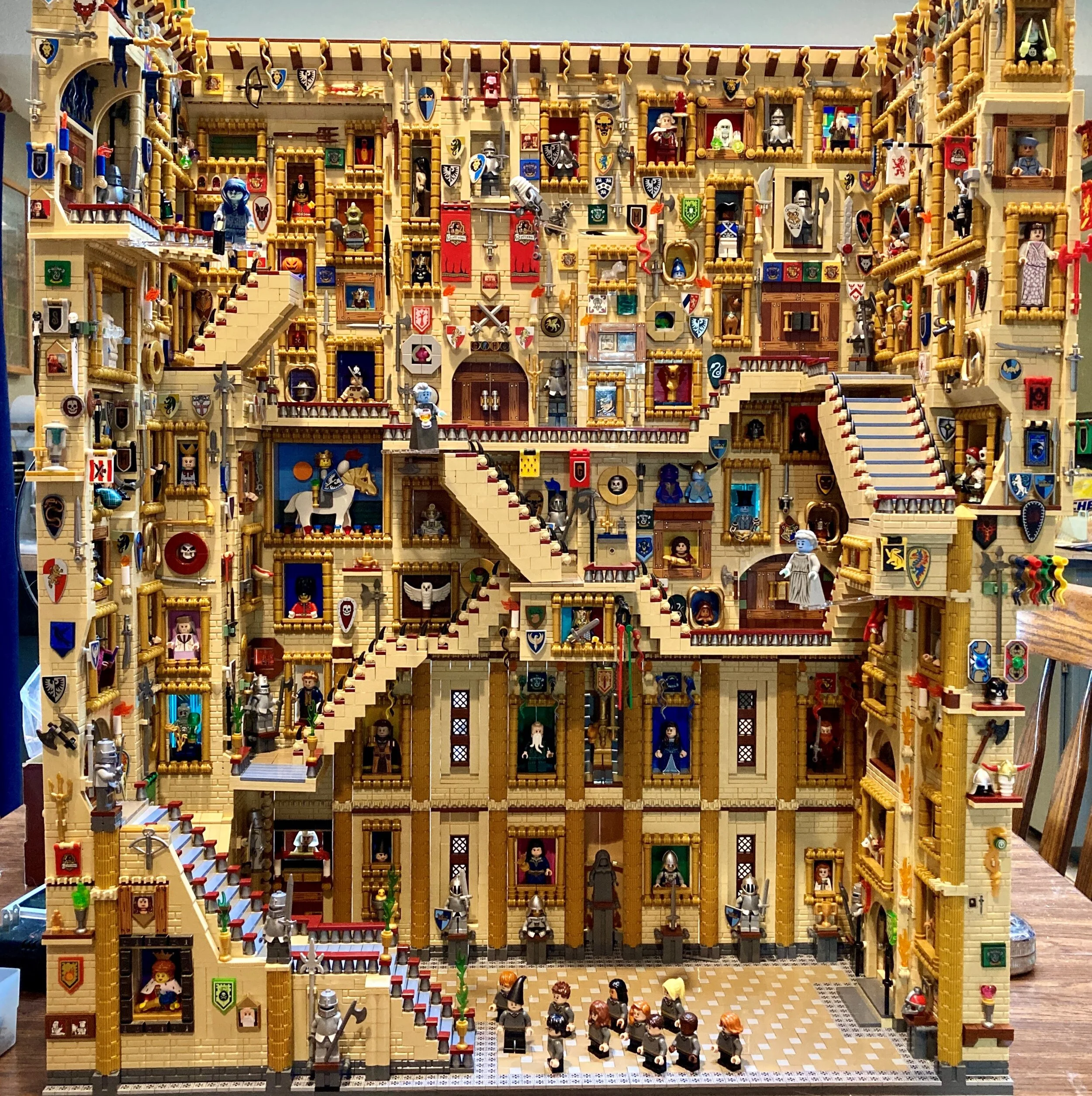 Hogwarts Grand Staircase: The Evolution of a MOC