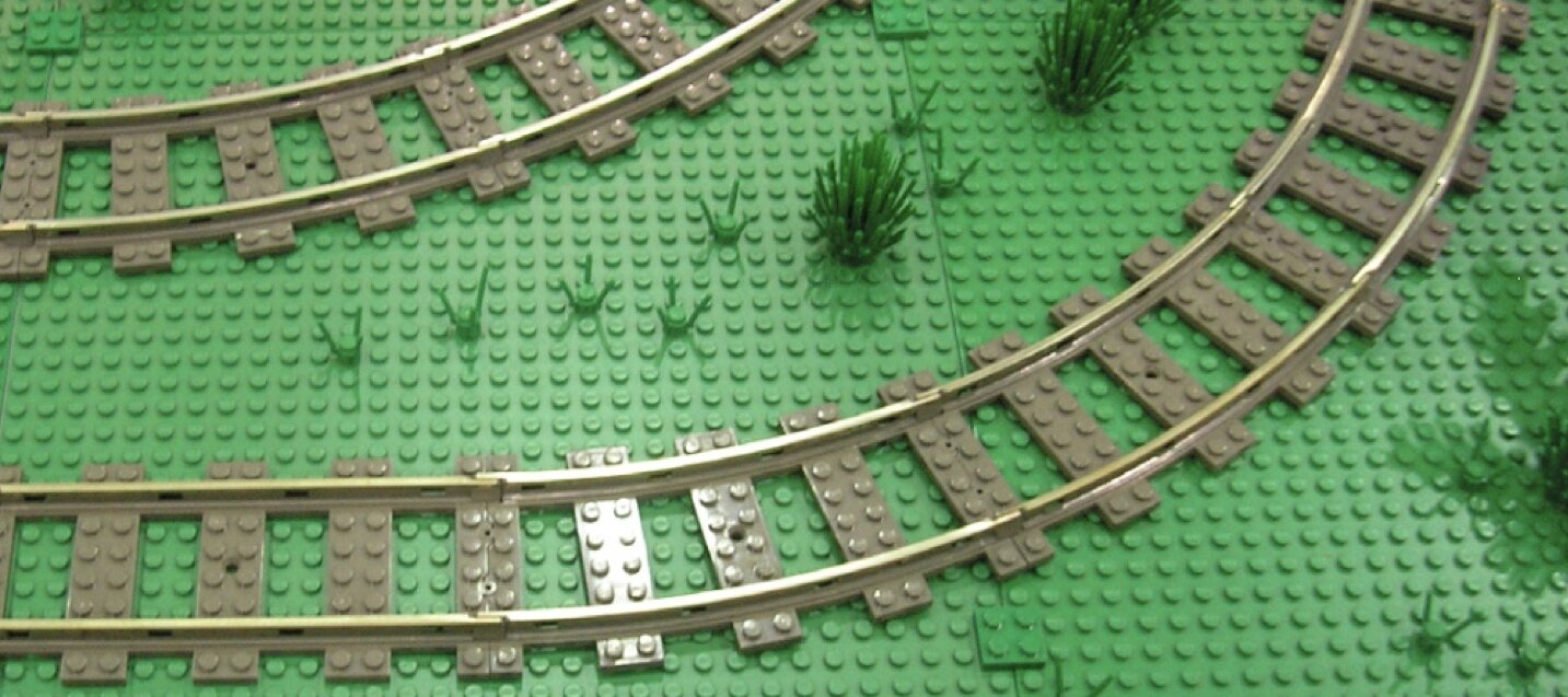 Ballasting Track: The "X" Factor Your LEGO Train Layout - BrickNerd - All things LEGO and the LEGO community