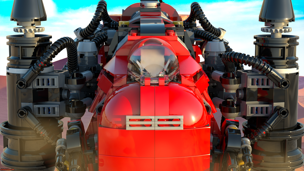 Bricktron Kais Red Crest Render HQ