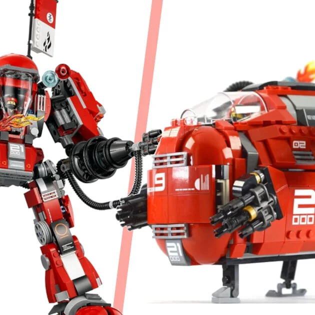 Taking LEGO Alt Builds to the Next Level: Kai's Red Crest