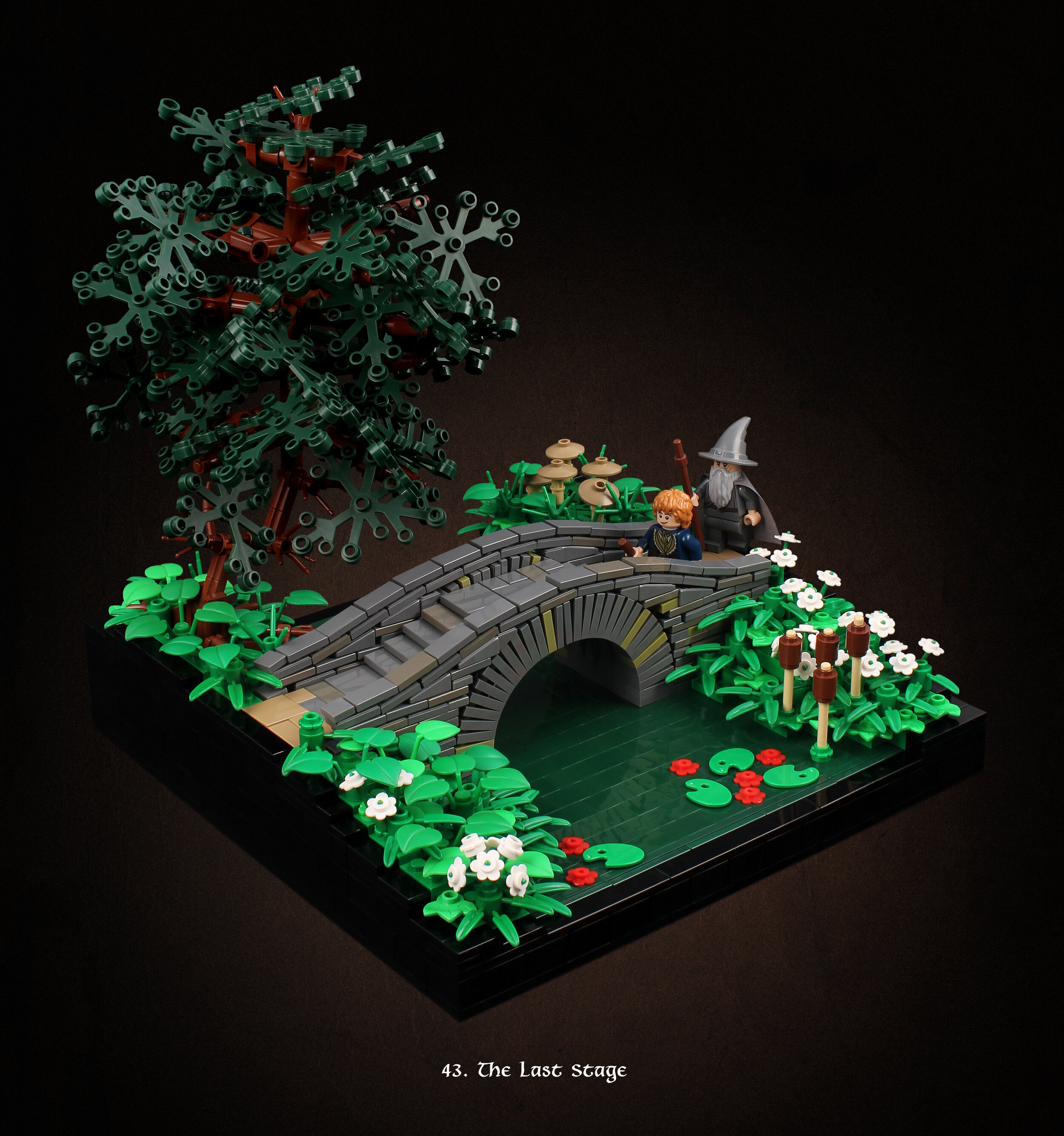 How many Lego bricks would it take to build a bridge between