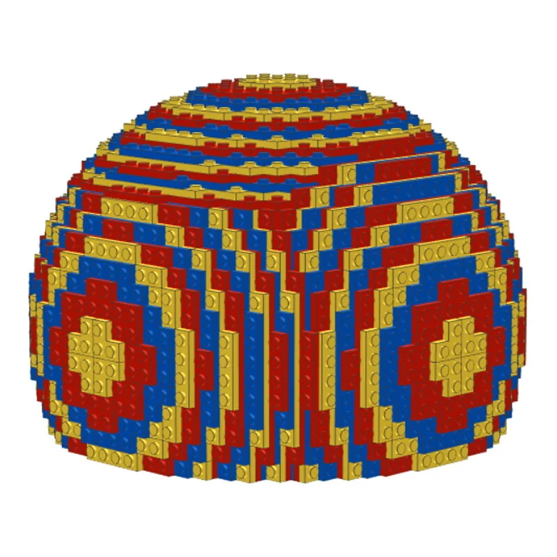 Truncated Lowell Sphere (used for Taj Mahal dome)