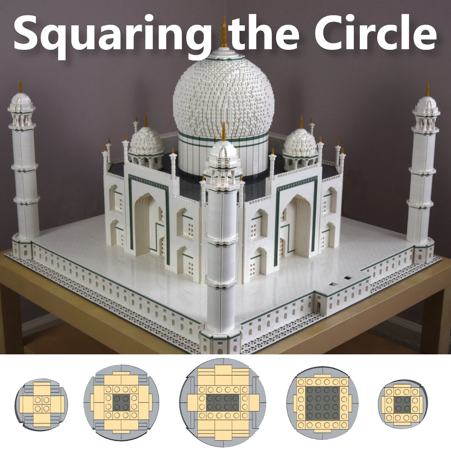 Squaring the Circle: Building Round Shapes Using LEGO