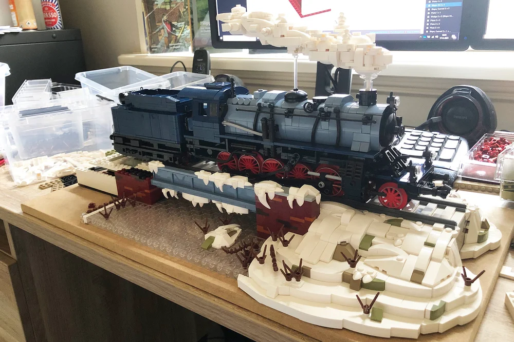  Test fit, getting a first idea of the end result. 