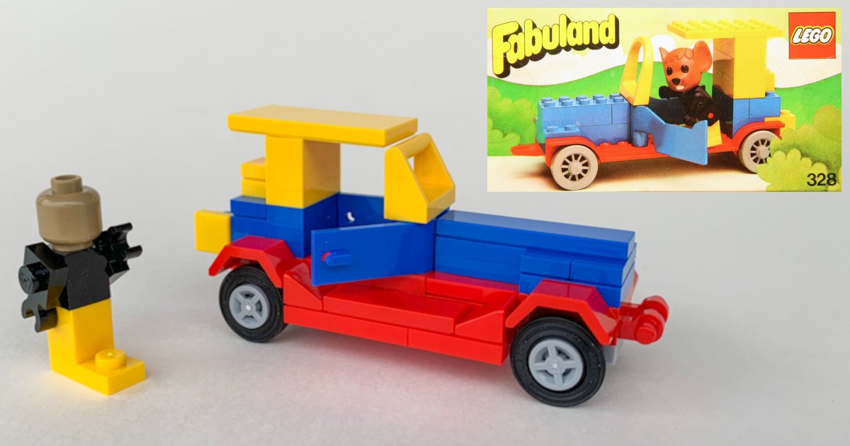 Instructions to Build a Mini LEGO Fabuland Car - BrickNerd - All