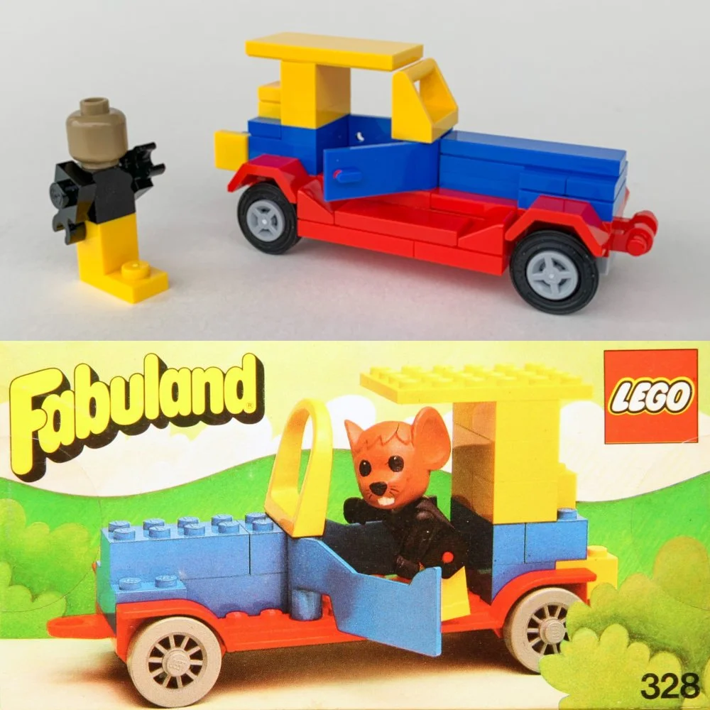 Instructions to Build a Mini LEGO Fabuland Car