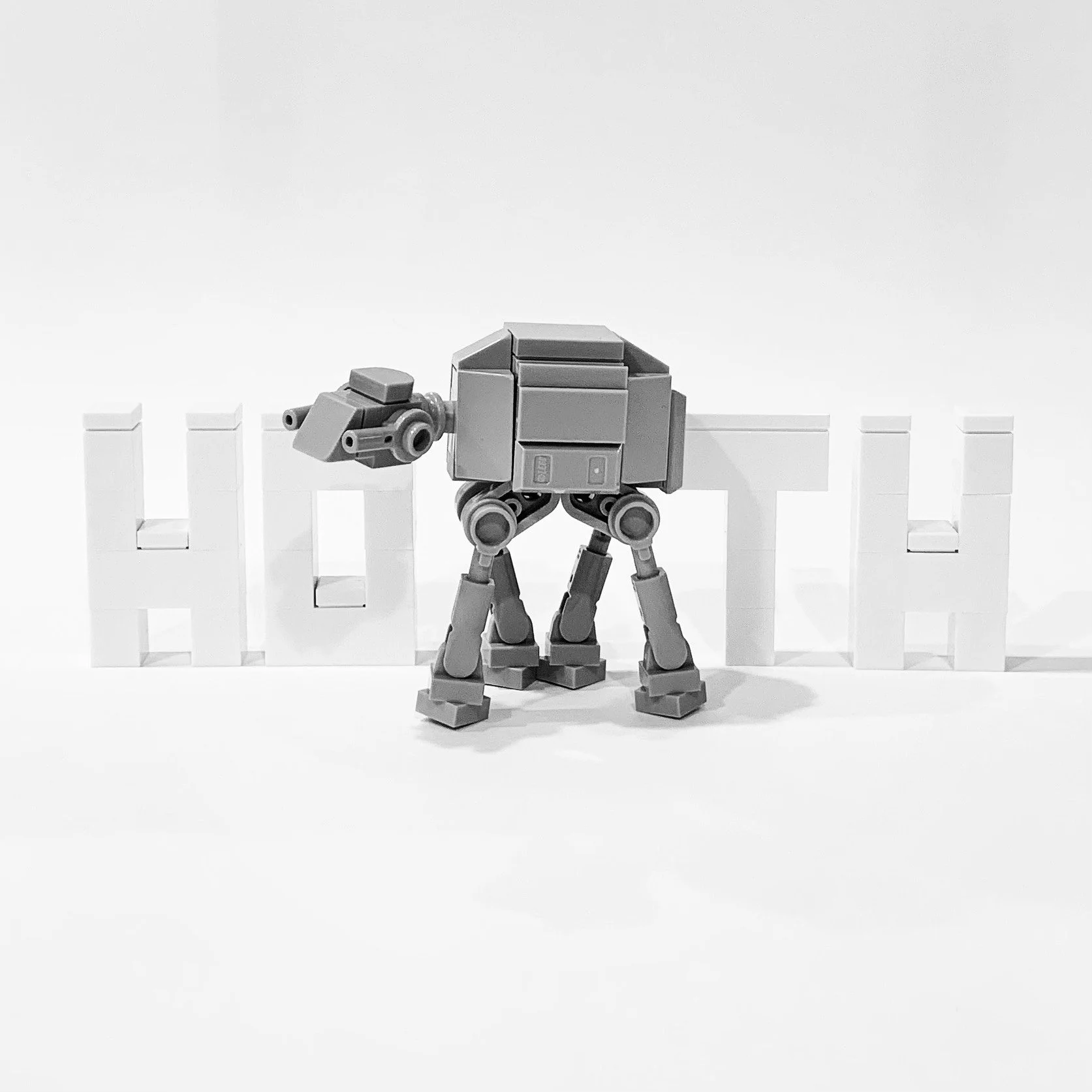 Instructions to Build a Mini LEGO AT-AT