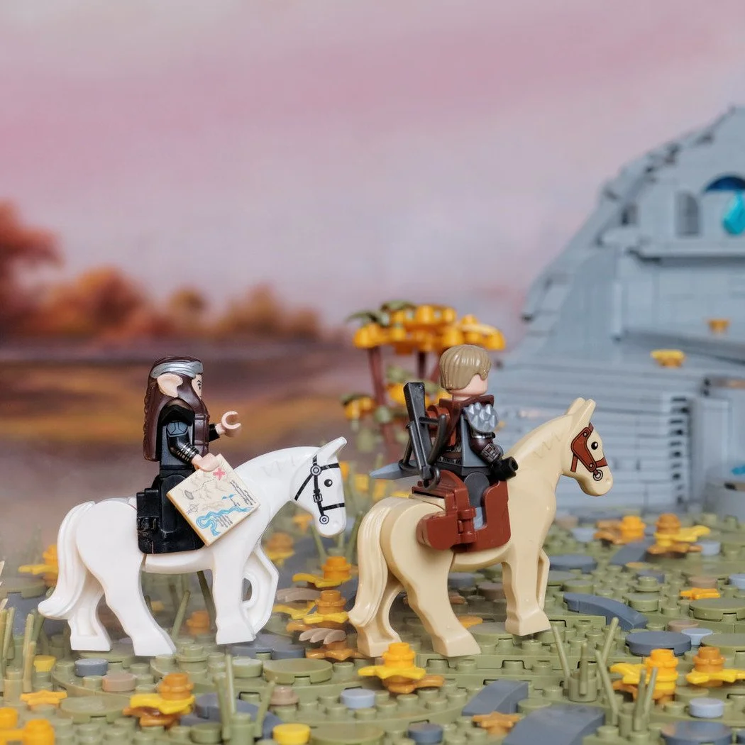 Artistic and Organic LEGO Sculpting: The Moonbird Mausoleum