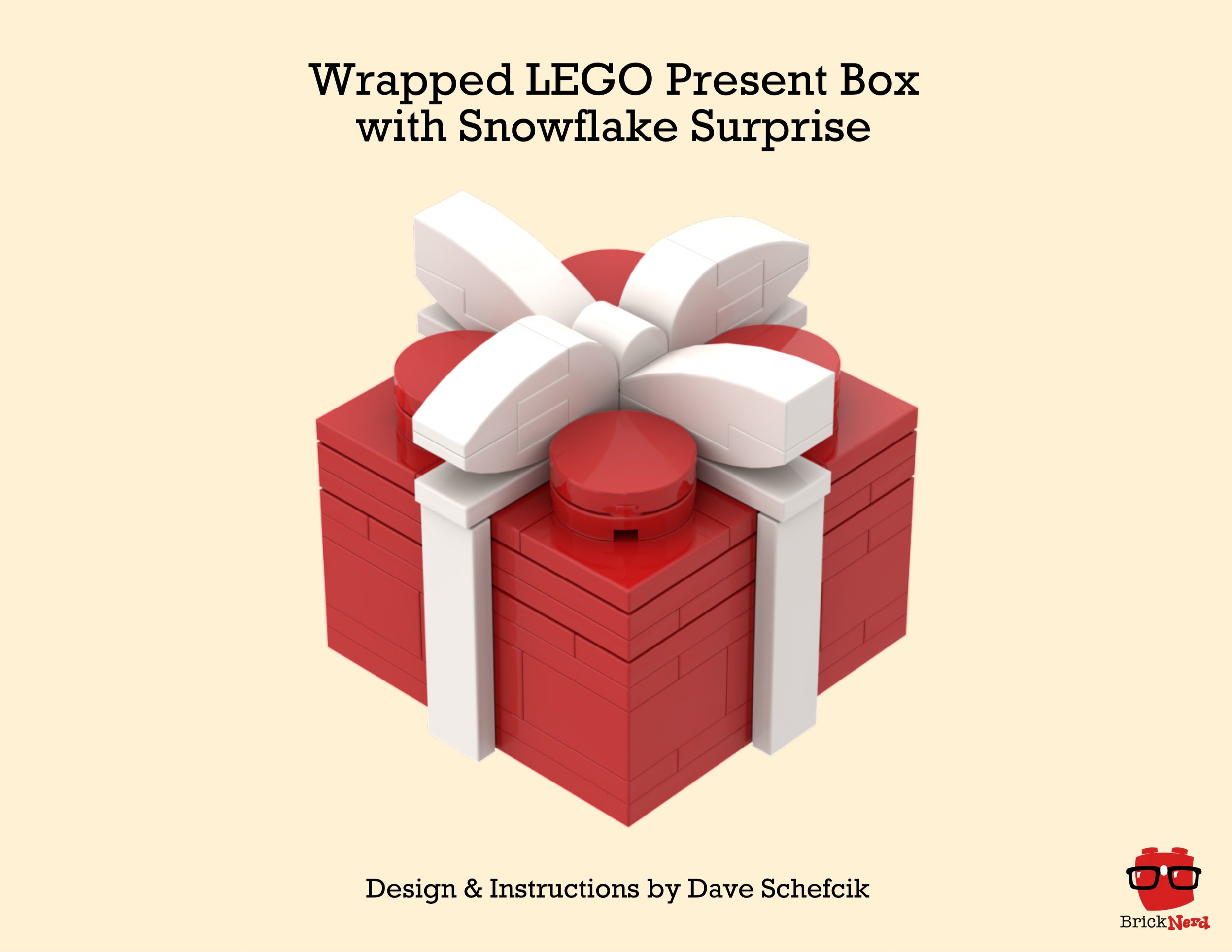 Instructions Build a Wrapped LEGO Present Box - BrickNerd - All things LEGO and the LEGO fan community