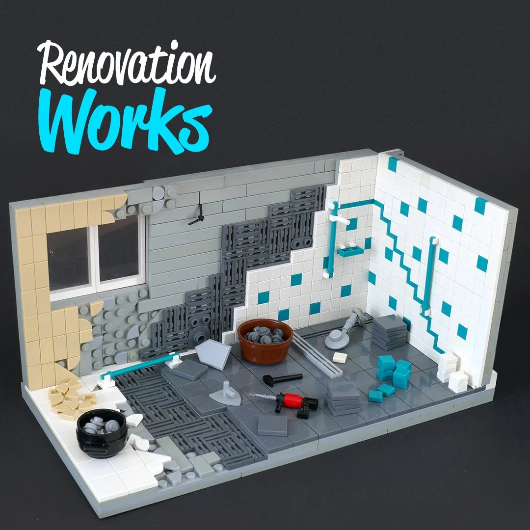 Building a LEGO Bathroom: Renovation Works