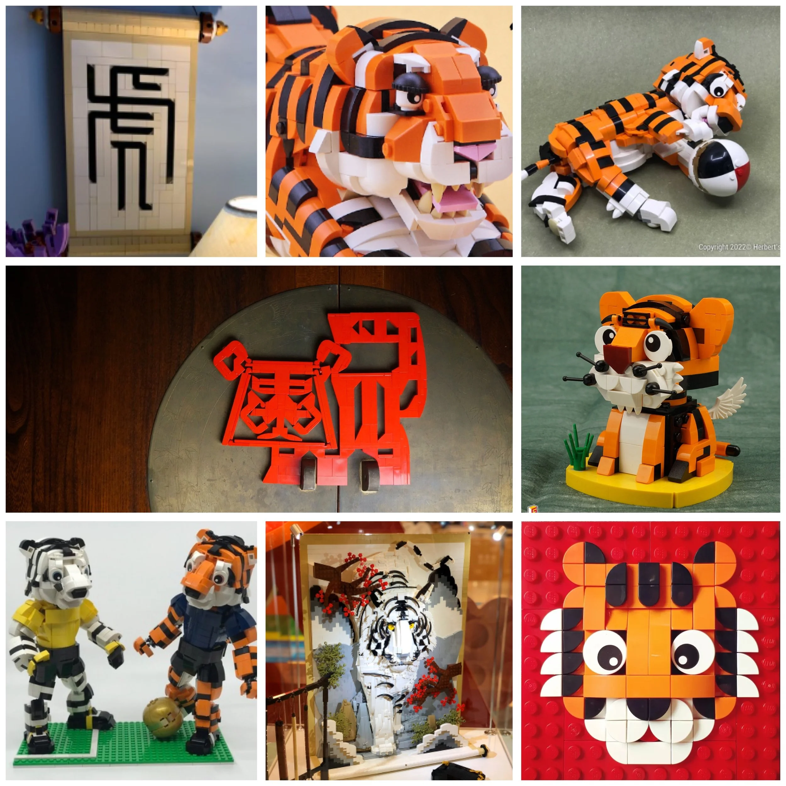 An Ambush of LEGO Tigers to Welcome the Lunar New Year