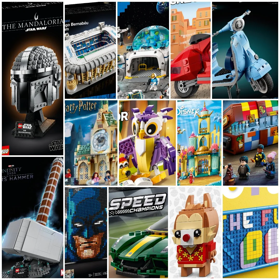 March Madness for New LEGO Sets Includes Mandalorian, Thor, Space and a Pair of Vespas