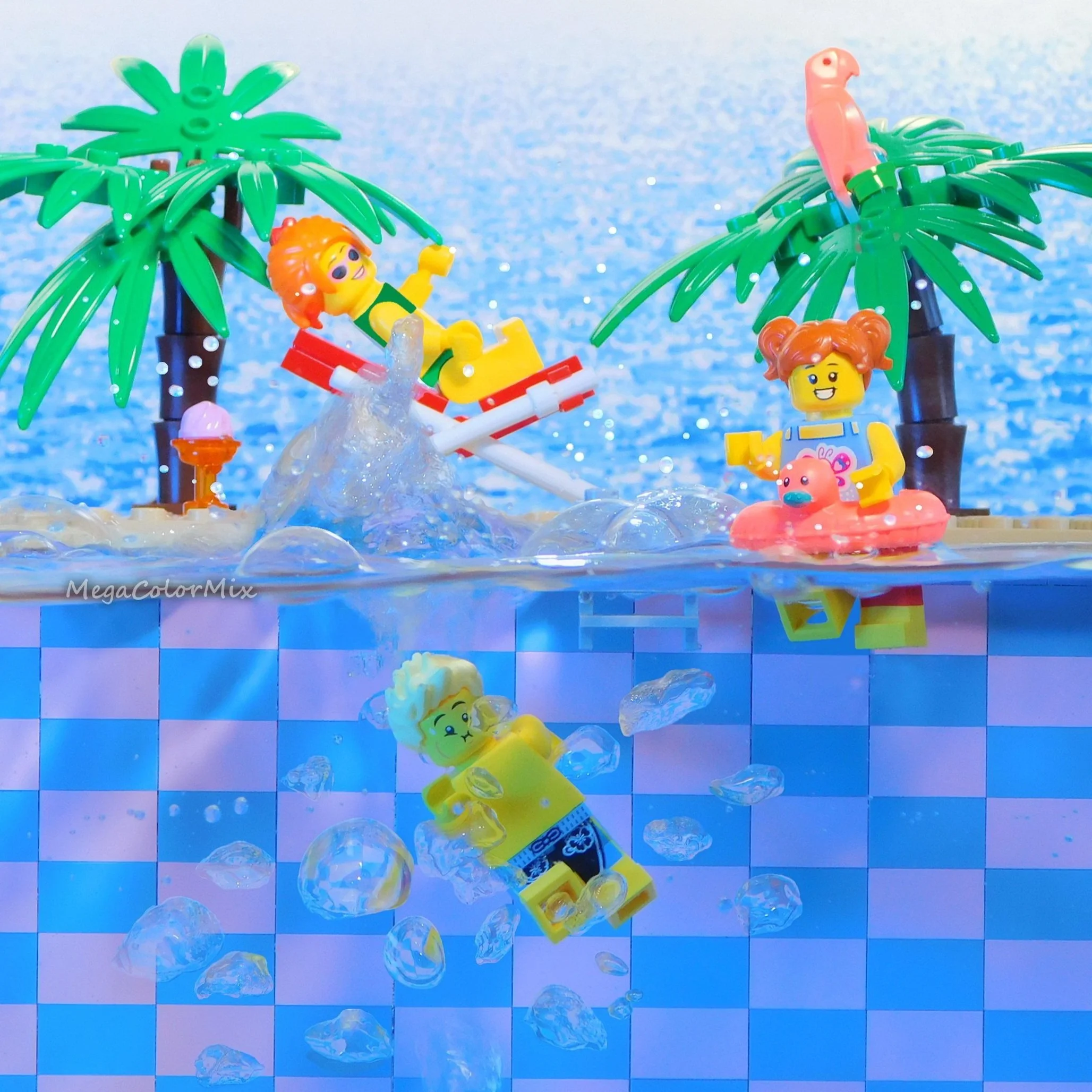 Summer Bubbles: Taking Your Minifigures for a Swim