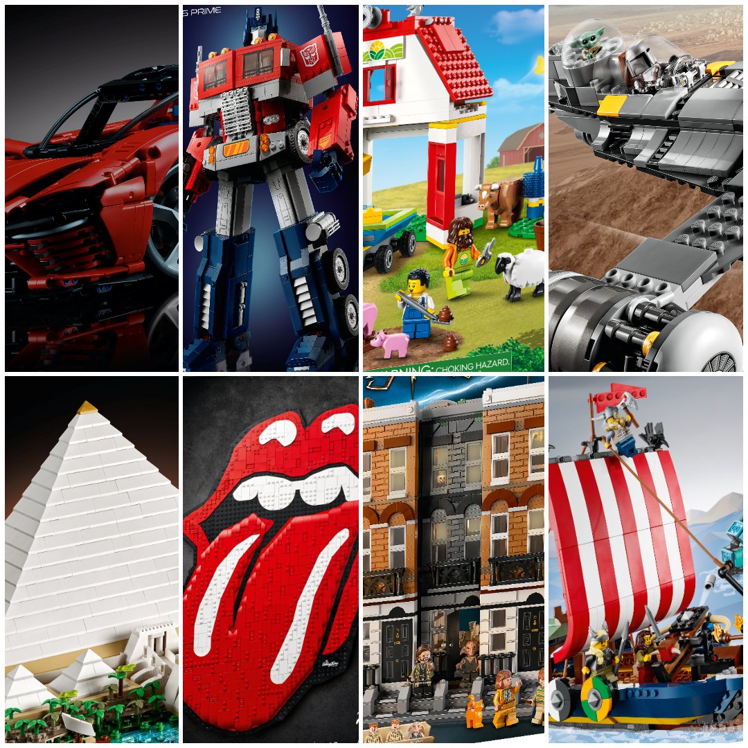 New LEGO Sets for Summer 2022 Now Available Including Optimus Prime, Ferrari, Farm Animals and More