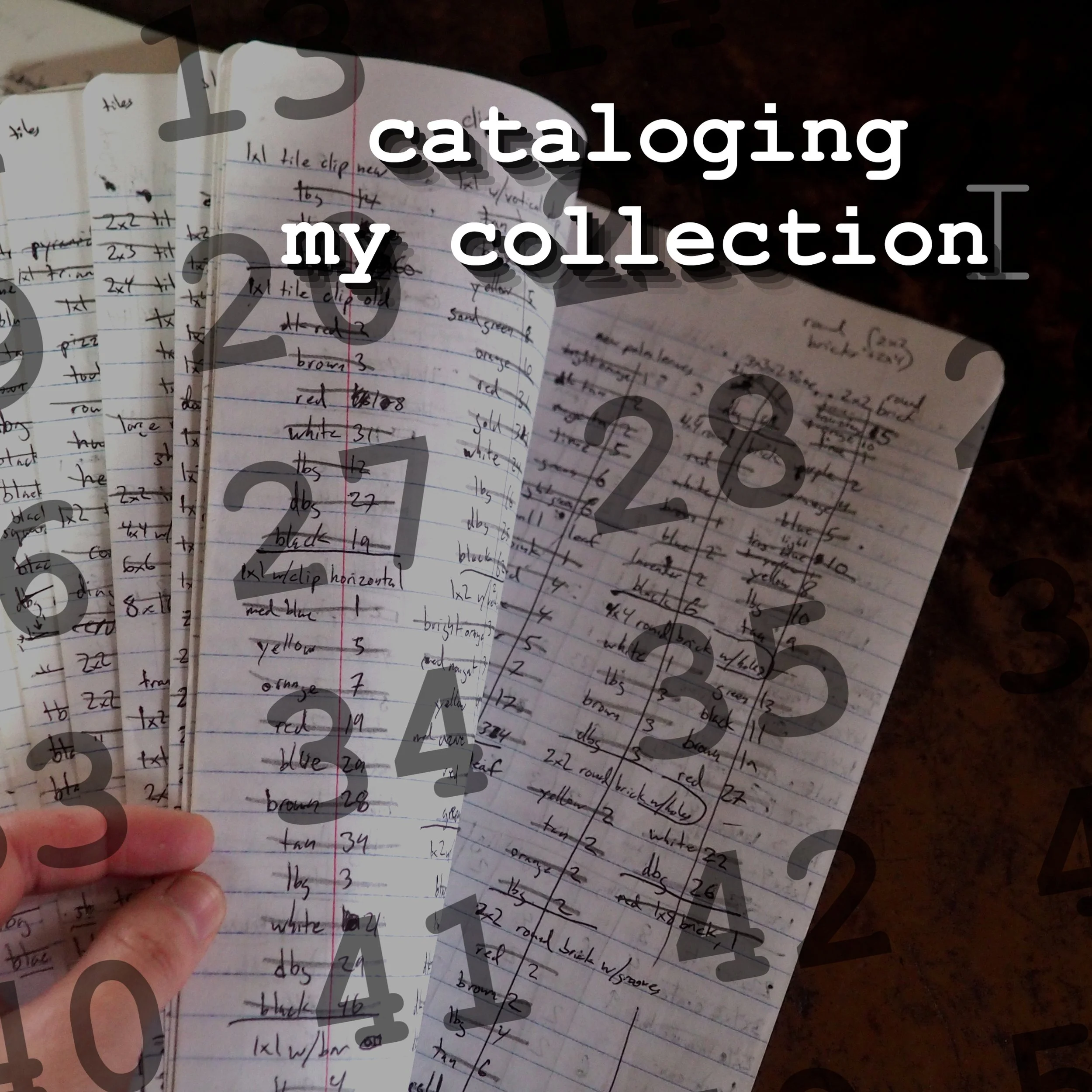 Counting Brick by Brick: Cataloging My Collection