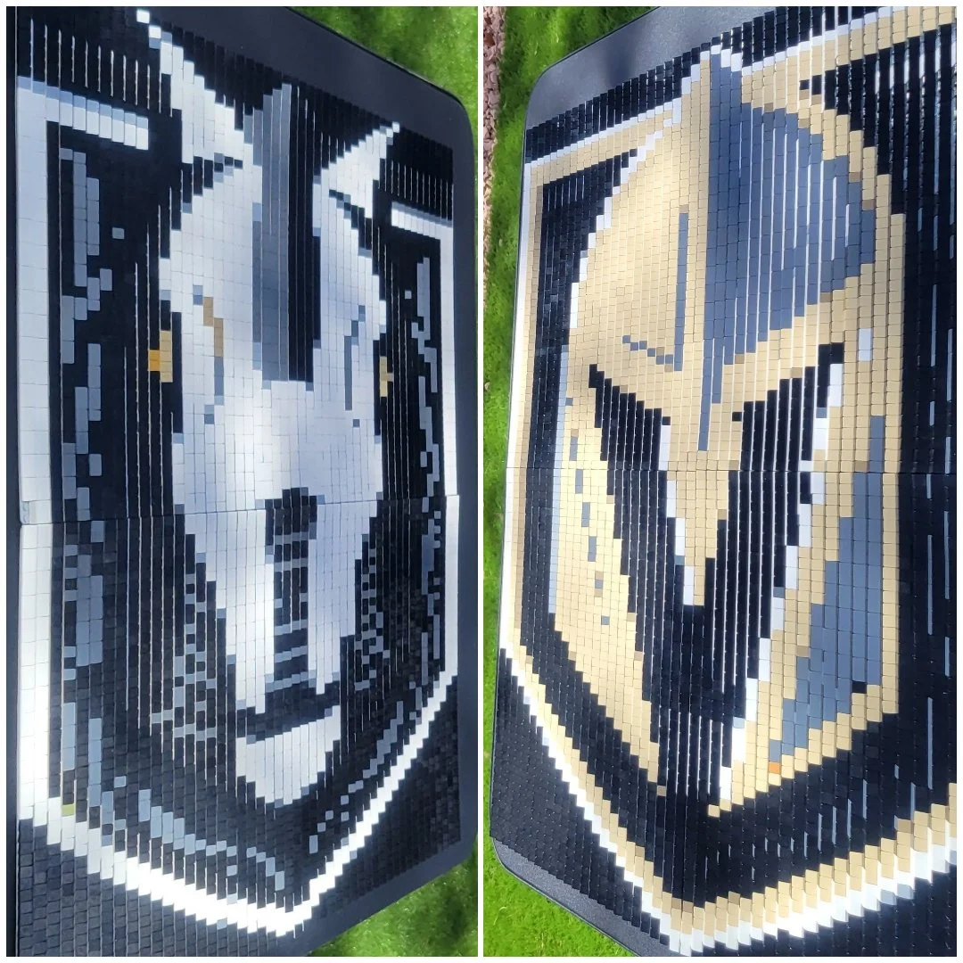 Lenticular LEGO: A Double Mosaic of the Vegas Knights