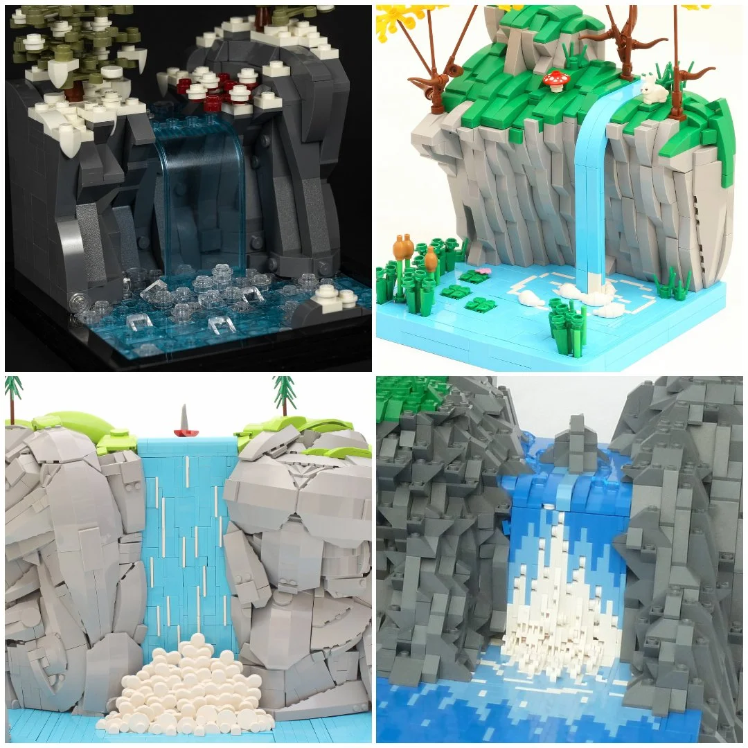 LEGO Waterfall Techniques: Don't Go Chasing Them, We've Done That For You!