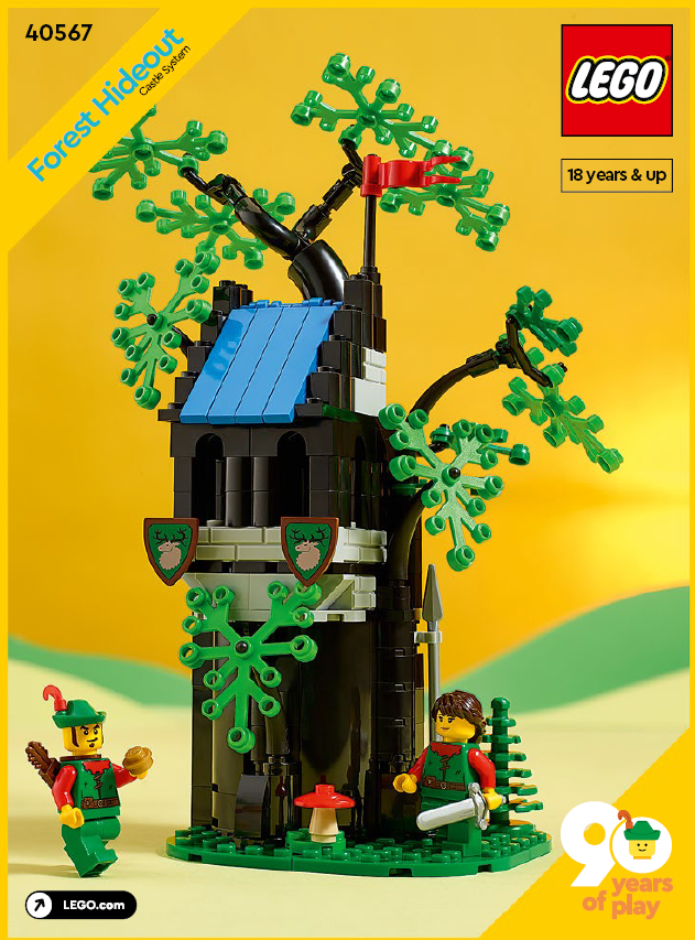  40567 Instruction Cover from LEGO.com 