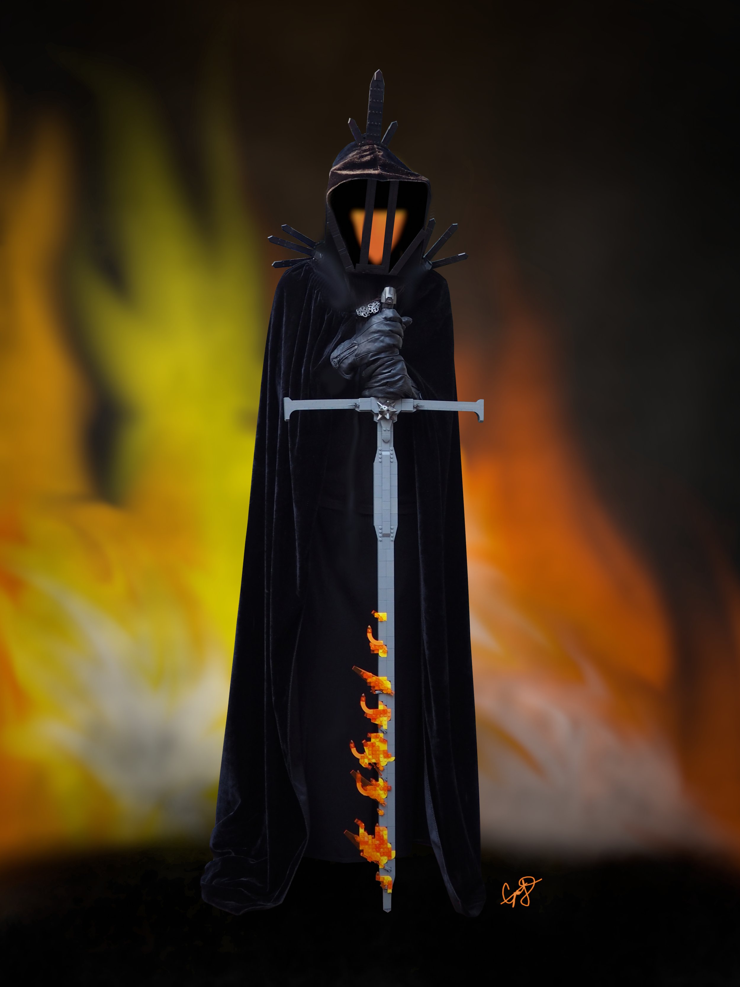  Flaming Sword, by  Geneva D  