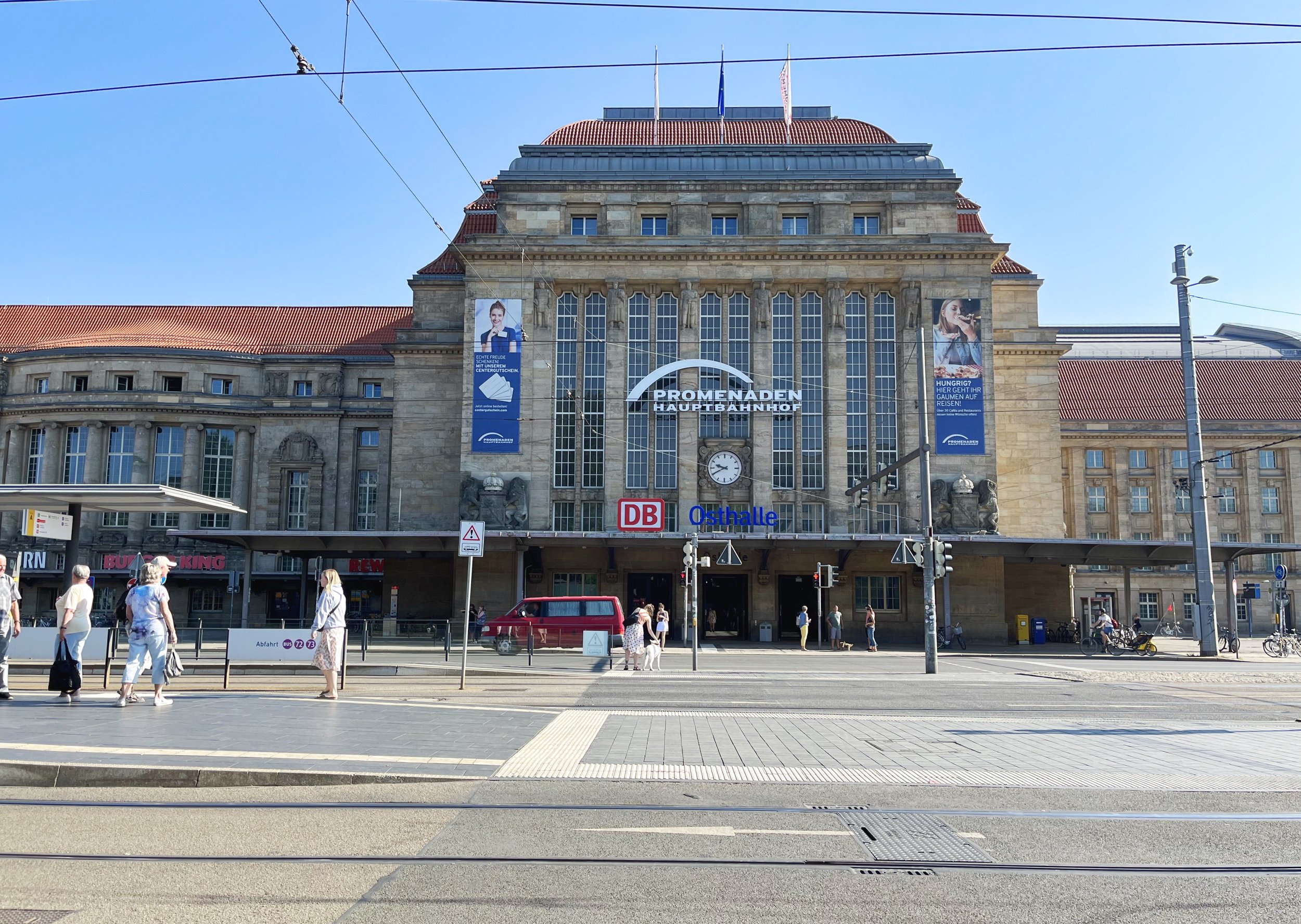 Leipzig Bahnhof eastern entrance